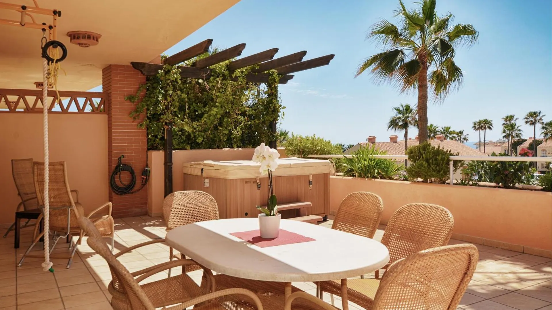 Apartment Malibu Mansions Sea View Siute Jacuzzi Malaga Mijas Fuengirola Spain El Faro Spanien